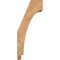 Ekena Millwork 5 1/2"W x 6"D x 14"H Imperial Smooth Knee Brace, Western Red Cedar BRC06X06X14IMP00SWR - alternate 4